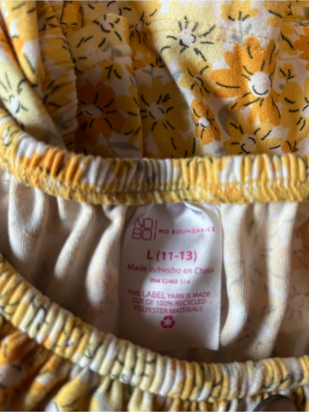 No Boundaries Yellow Floral Button-Down Midi Dress - Picture 3 of 3